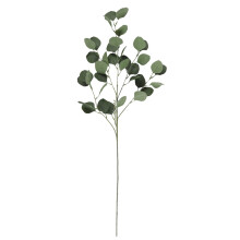 Fall Artificial Eucalyptus Stems, Long Silver Dollar Leaves Eucalyptus Leaf Branches for Indoor Home Autumn Festival Decor(Green)