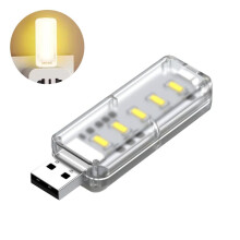 USB Touch Dimming Night Light with 3000K/6500K Bulb for Bedroom, Travel, Camping and Emergency Use