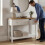 Vida Designs (White & Oak) Arlington 3 Drawer Console Table Hallway Unit 3