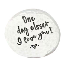 Metal Pocket Token Heartfelt Love Gift 1 Inch Hand Stamped