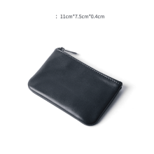Zipper coin change key bag for men, compact and portable small wallet, mini coin change handbag for women, earphone key storage