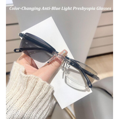 Implementarch Color-changing anti-blue light presbyopia glasses, Intelligent Zoom Glasses, Presbyopia Glasses 1