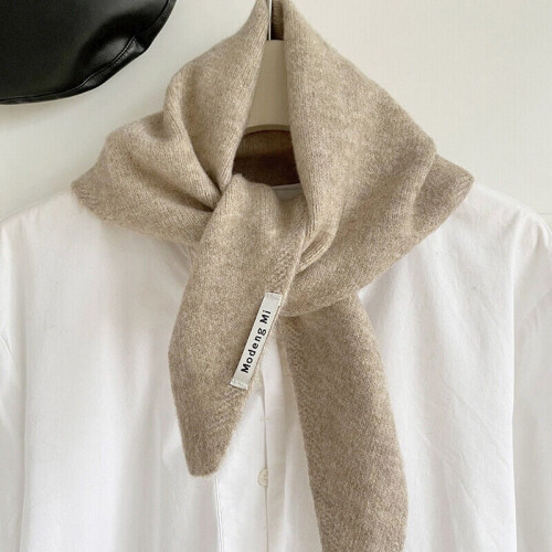 Wool Knitted Triangular Scarf Warm Warm Shawl New Triangle Knit Scarves Winter 2