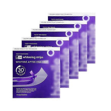 (5boxes) V34 Whitening Strips, Teeth Whitening Strips, Purple Tooth Whitening, Tooth Stain Treatment, Combining Whitening and Colour Correction