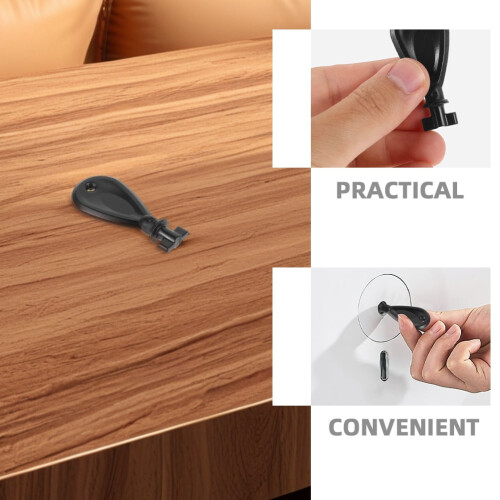 ULTNICE Universal Paper Towel Dispenser Key Black 4 Pack 2