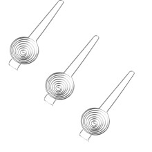 3Pcs Egg White Separator,Stainless Egg White Separator Non Egg White Separation Filter Egg White Protein Separation Tool,Material:Stainless Steel