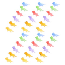 Lot de 36 figurines miniatures de lézards en résine phosphorescente, de couleurs assorties, pour collectionneurs et décoration de jardin.