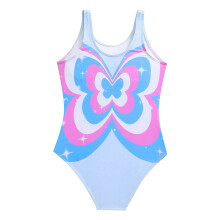Girls Swimwear Printed Bathing Suit for Beach Outdoor Swimming and Sports Active Wear Comfortable Casual Swim Suit