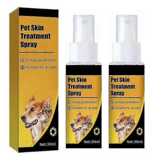 (2PCS) Cassiel Pet - Dog & Cat Skin Spray, Pet Skin Care Spray, Natural Soothing Spray