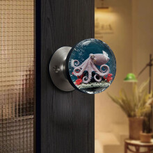 Kristallen deurknop voor minder dan $5! Loodvrije glazen handgreep, decoratief interieurbeslag voor kasten, eenvoudig te installeren messing voet,