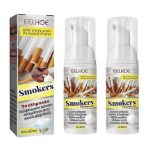 (2pcs) Smokers Stain Removal Whitening Toothpaste,Remove Smokers Stains from Teeth, Fresh Breath