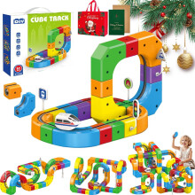 Track Fusion Train - 2026Novas rotas de trem 3D Trackfusion com cubos intercambiáveis, conjunto de trens monotrilho magnéticos, trilhos modulares