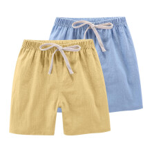 Ensemble short de sport enfant FFENYAN2PC, imitation lin, cordon de serrage, 2-13 ans, multicolore, pour l'extérieur et le quotidien
