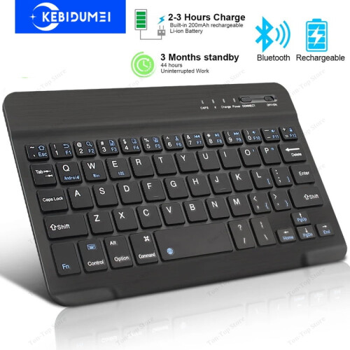 Bluetooth Keyboard Mini Keyboard 200mAh Rechargeable Keyboard Wireless Gaming Keyboard for PC Laptop Tablet Android iOS Windows 1