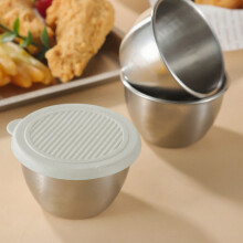 Récipient à vinaigrette, en acier inoxydable étanche, indispensable pour la préparation des repas, format voyage pour le contrôle des portions,