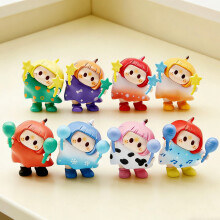 8er-Pack YOYO Blindbox-Figuren – 4,8 cm große Charaktere im Q-Stil, ideal für Popkultur-Fans und als Geschenk