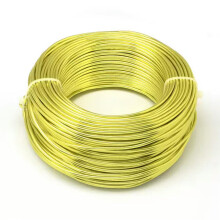 500g Aluminum Wire Jewelry Beading Craft Wire 12/15/18/20 Gauge 0.8/1/1.5/2mm-GreenYellow-1mm