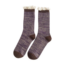 Winter Women Socks Middle Tube Forestry Mori Lace Stocking