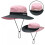 Bucket Hat Wide Brim Quick Drying Breathable Packable Foldable Sunshade Sun Ponytail Cap With Chin Strap 1