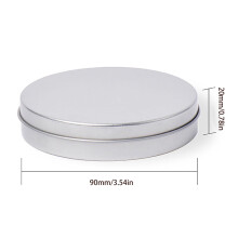 2026 New Arrival Racking Metal Round Cans with Lid Food Candle Containers Storage Box for DIY Crafts Food Storage