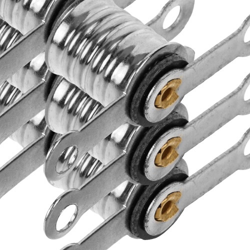 Hemoton 6pcs Light Bulb Sockets Physics Experiment Screw Lamp Holders Miniature Bulb Holders E10 2