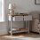 Vida Designs (Grey & Oak) Arlington 2 Drawer Console Table Hallway Storage 2