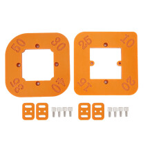 Router Corner Radius Jig R10-R50 Plastic 4-in-1 with
