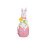 Bunny Decor - Easter Resin Rabbit Decorative Statue, Statement Piece for Front Door, Patio & Festive Spring Atmosphere B 1