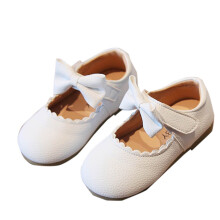 Peuterschoenen voor meisjes, lente, nieuwe schoenen met zachte zool, babyschoentjes, loopschoentjes met strik, prinsessenschoentjes, kleine leren