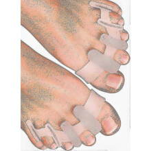 Yogamedic Silicone Toe Separators 6-Pack for Bunion Relief Overlapping Toes Alignment Comfort Stretching BPA-Free_lhh