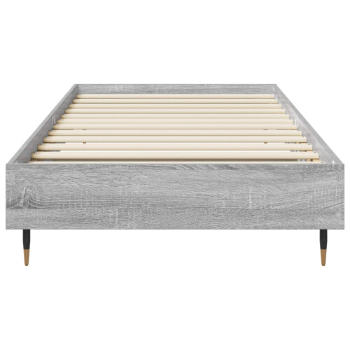 VidaXL vidaXL Bed Frame Grey Sonoma 80 x 200 cm Engineered Wood 2