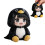 (B) Penguin Soft Pillow - Fluffy & Squeezable - for Sofa & Reading Nook 2