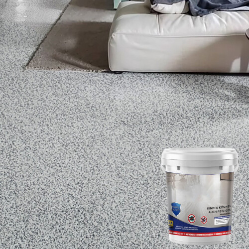 Epoxy Colored Sand Floor Paint 16.9 fl oz Self-Leveling 2