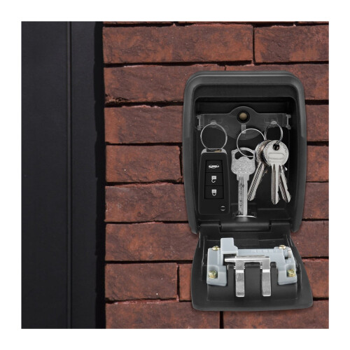 Key Lock Box Wall Mounted Key Safe 4-Digit Password Key Secure Storage Lock Manager Multipurpose,Multiple Options Available 2