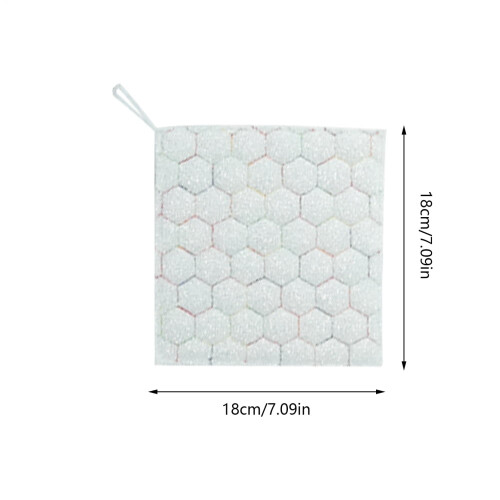 Dish Cloths Double-Sided Wire Cleaning Towels 5-piece 2