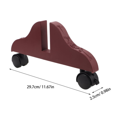 2Pcs Furniture Partition Support Room Divider Legs Plastic Coffee Office Use for All Users 1