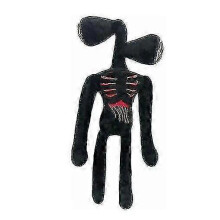 (black) 40cm Siren Head Plush Toy White Black Sirenhead Stuffed Doll Horror Character Figures Peluches Toys For Children Birthday Gift M