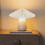 Pleated lampshade pendant light fixture 4