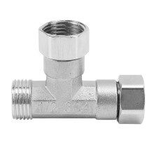 Eficiência incomparável em instalações hidráulicas, desviador de 3 vias em aço inoxidável para controle confiável da água, fácil