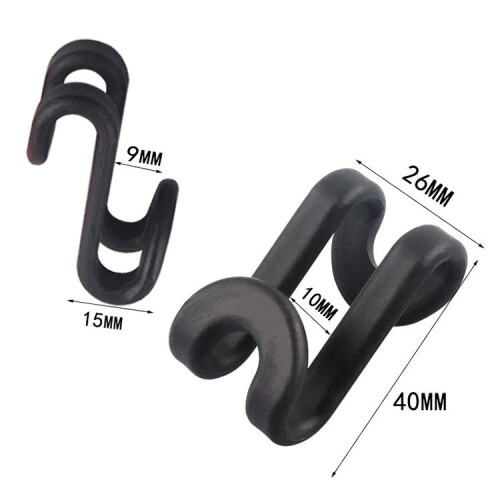 100 Pcs Durable Hanger Hooks For Clothes, Space-Saving Closet Organization 1