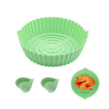 Accesorii rezistente la căldură pentru friteuză cu aer, coș universal pentru friteuze cu aer de 3-6 litri, căptușeli reutilizabile antiaderente