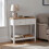 Vida Designs (White & Oak) Arlington 2 Drawer Console Table Hallway Storage 1