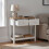 Vida Designs (White & Oak) Arlington 2 Drawer Console Table Hallway Storage 3