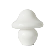 Lámpara retro con forma de seta para una decoración estética de la habitación, lámpara de mesa de vidrio soplado a mano, iluminación moderna de
