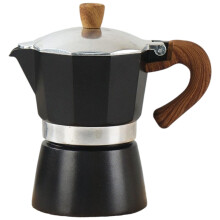 Manuelle Kaffeemaschine mit komplettem Zubehörset, Espressokanne aus Aluminiumlegierung für den Herd, italienische Kaffeemaschine für einfache