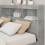 VidaXL vidaXL Storage Headboard Concrete Grey 140 cm Engineered Wood 2