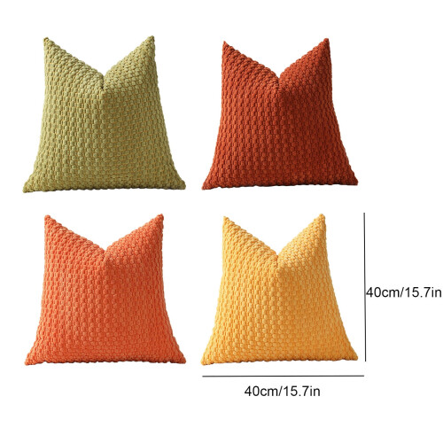 Soft Weave Pillowcases Set Standard Size 4 Pcs 2