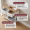 Vida Designs (White & Oak) Arlington 2 Drawer Console Table Hallway Storage 6