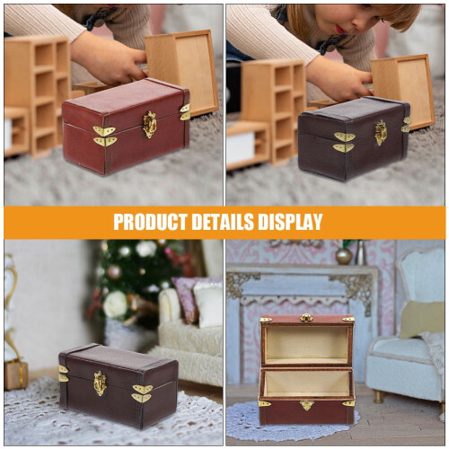 Figure Skater Doll Miniature Model Suitcase 2 pcs 2