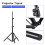 Universal Projector Tripod Stand Stretchable Projector Bracket Aluminum Alloy Portable Holder 1/4'' Interface Adjustable Height for LCD Projector 6